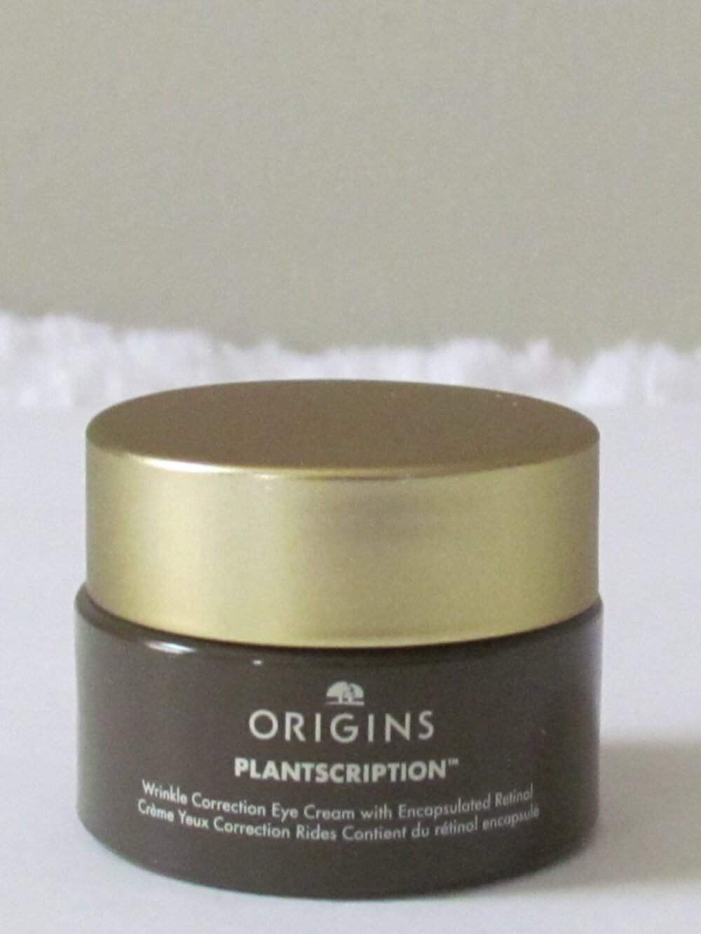 Origins Plantscription Wrinkle Correction Eye Cream w/Encapsulated Retinol .5 oz